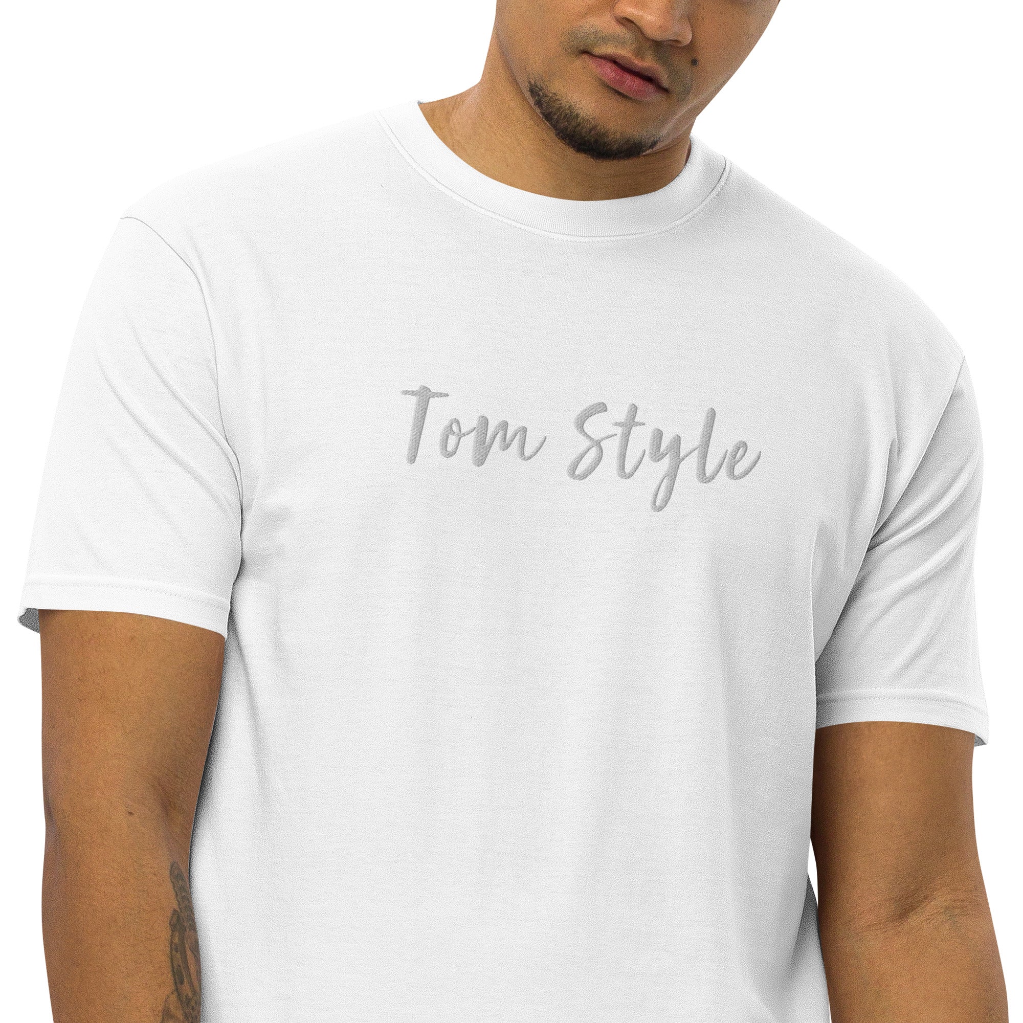 Men’s Heavyweight Tee - Tom Style Embroidered