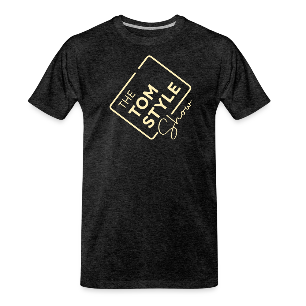 Men’s Premium Organic T-Shirt - Tom Style Show - charcoal grey