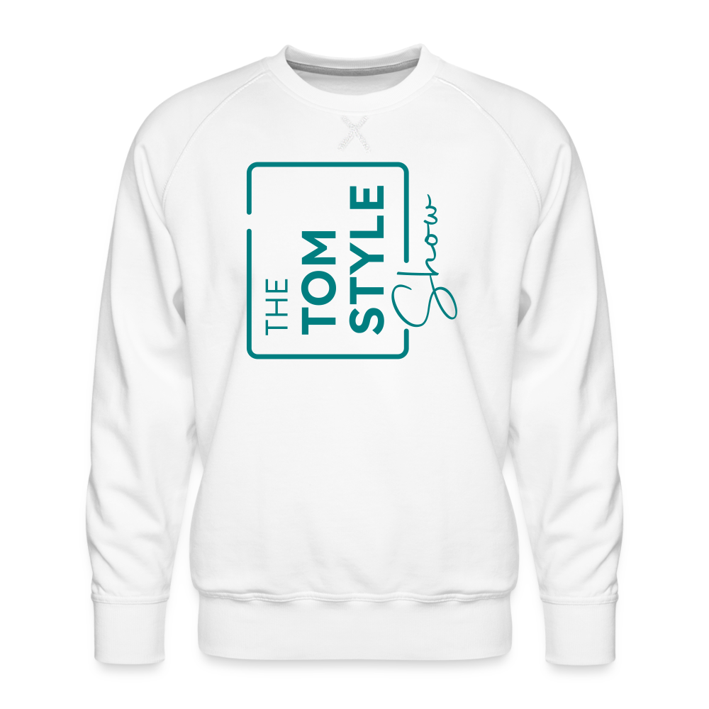 Men’s Premium Sweatshirt - Tom Style Show - white