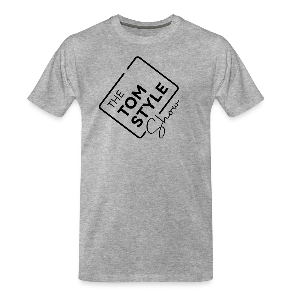 Men’s Premium Organic T-Shirt - Tom Style Show - heather gray