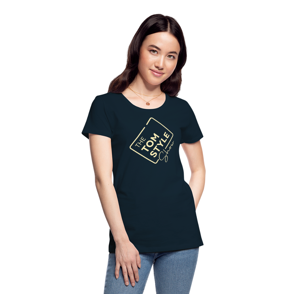 Women’s Premium Organic T-Shirt - Tom Style Show - deep navy