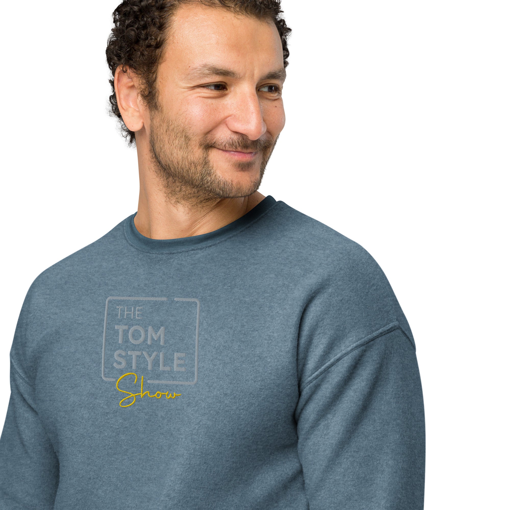 Men's Sueded Fleece Sweatshirt - Tom Style Show